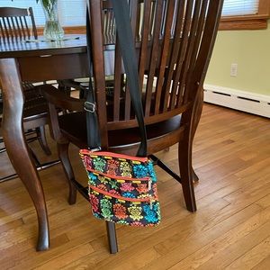 New LeSportsac cross shoulder floral bag.